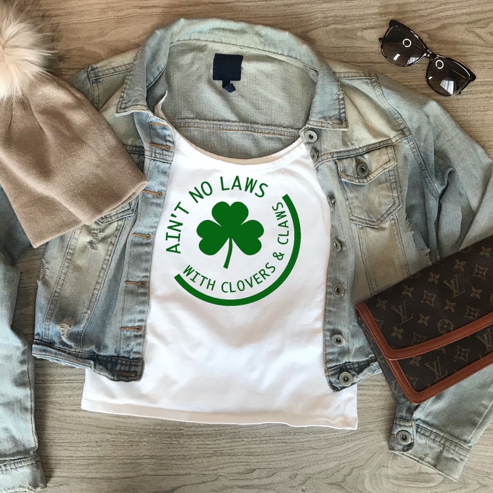 St Patrick’s Day Shirt White Claws